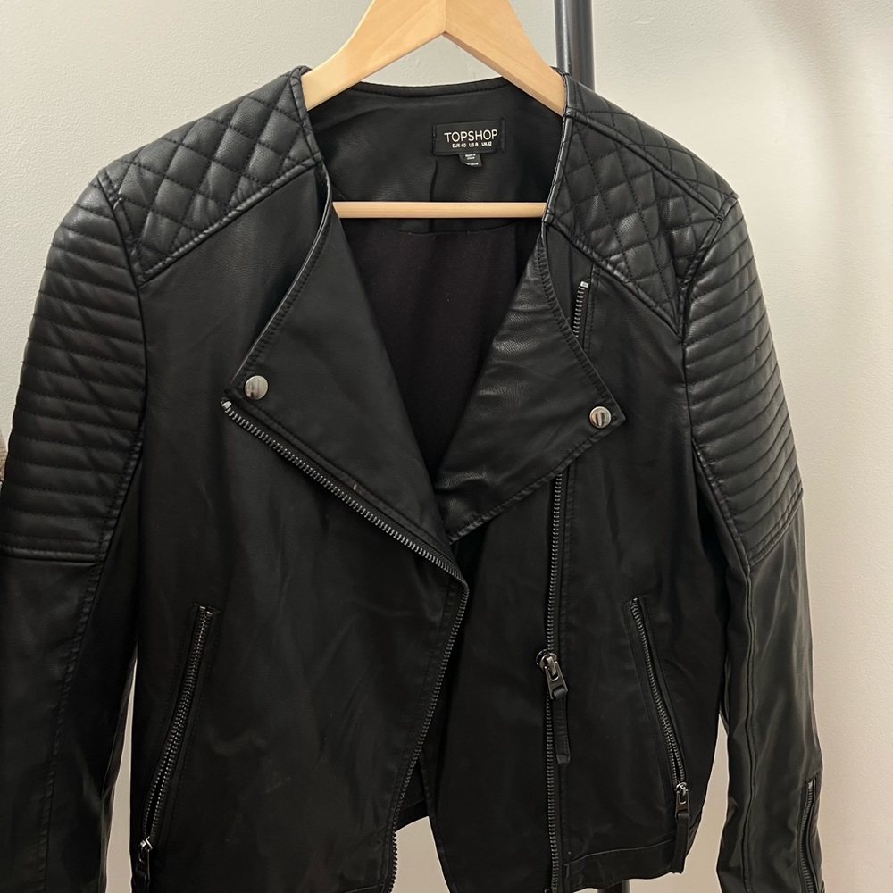 Topshop Leather Jacket